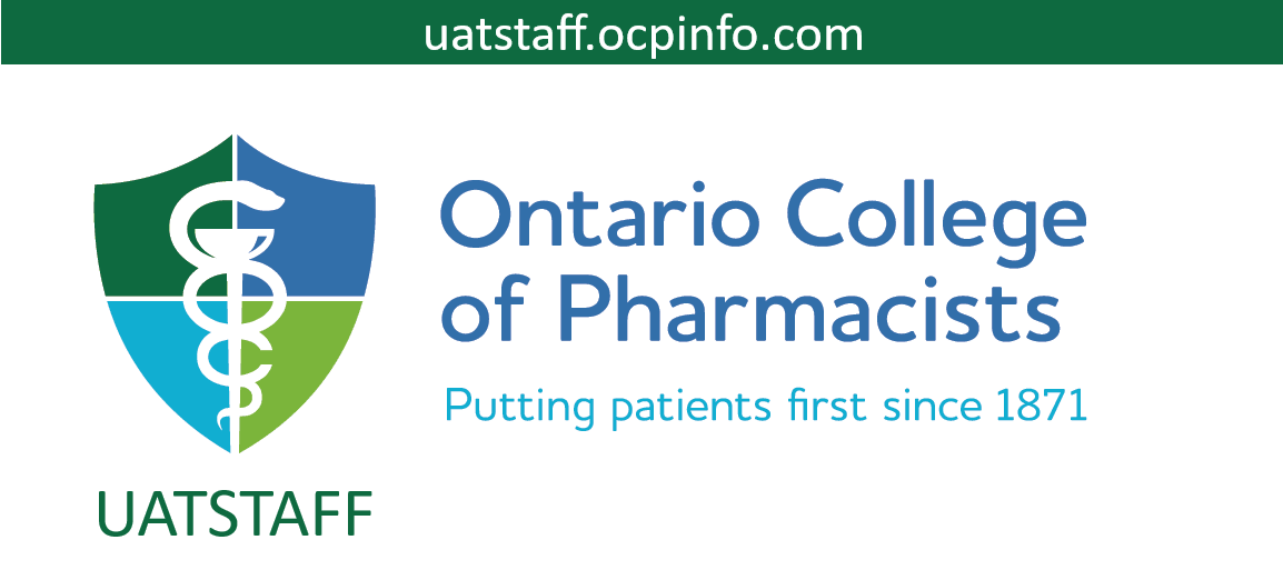 Ontario College of Pharmacists - Putting patients first since 1871